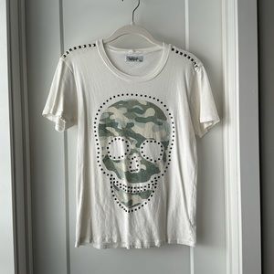 Lauren Moshi Beverly Hills Skull Tee